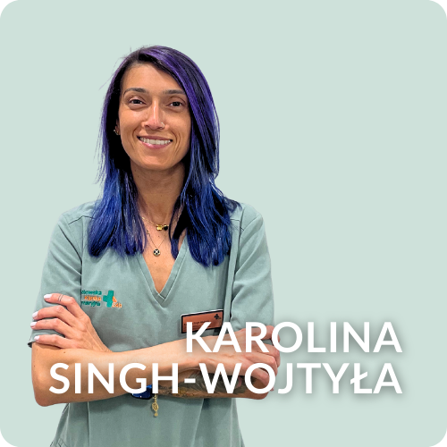 lek. wet. spec. chirurgii weterynaryjnej Karolina Singh-Wojtyła